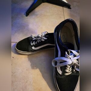 Vans Classic Black and White Low-Tops